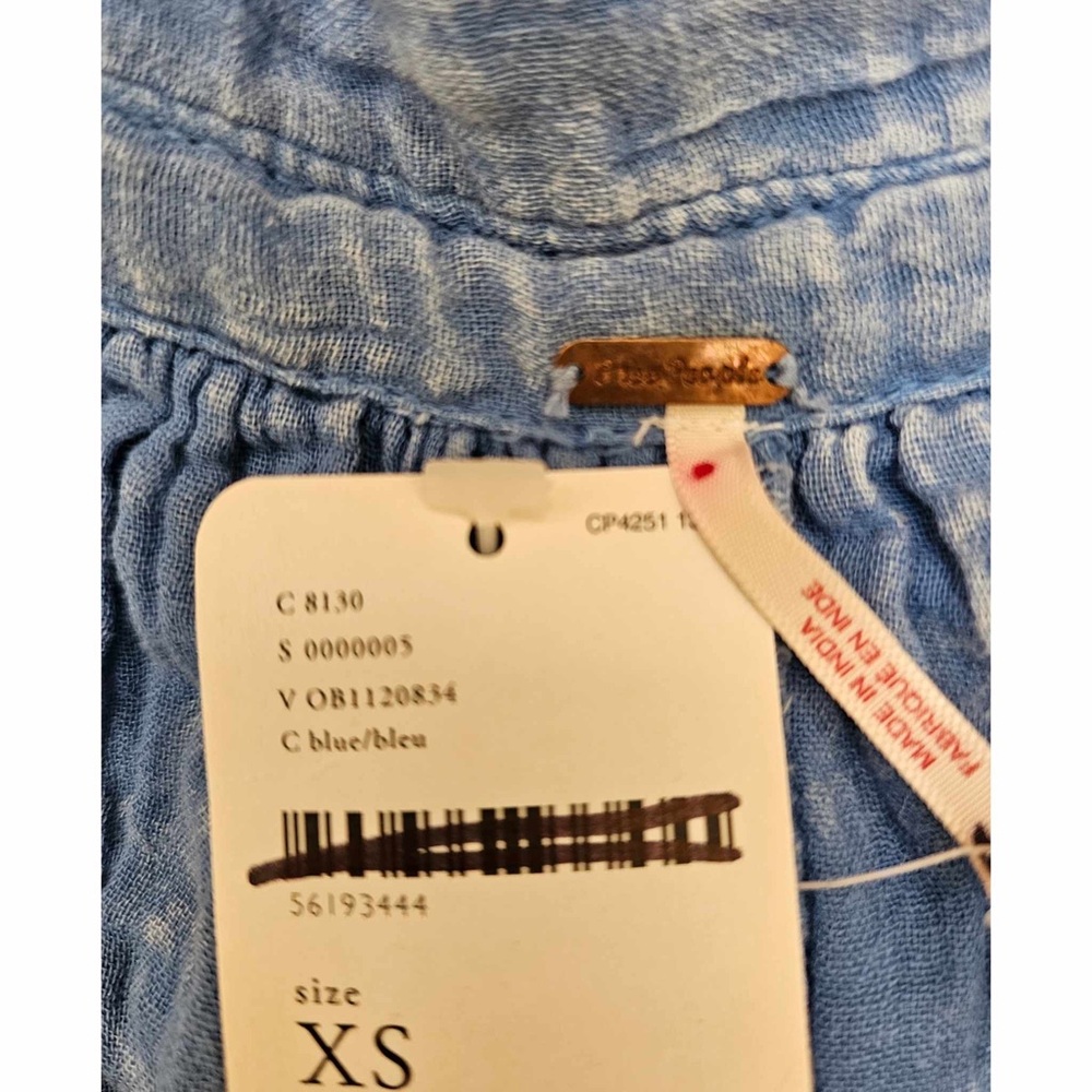 Free People Maya Shirt Dress Size XS - Picture 7 of 7